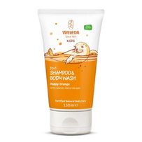 Shampoo E Sabonete Weleda Kids 2 Em 1 Laranja 150ml