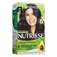 Tintura Garnier Nutrisse 10 - Preto Onix