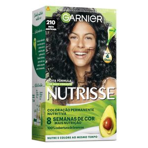 Tintura Garnier Nutrisse 210 - Preto Jabuticaba