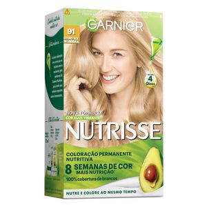 Tintura Loreal Garnier Nutrisse 91 - Louro Sol Da Liberdade
