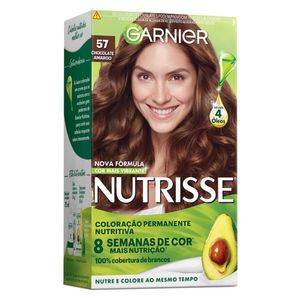 Tintura Garnier Nutrisse 57 - Chocolate Amargo