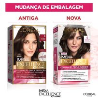 Tintura L’Oréal Paris Imedia Excellence 4 - Castanho Natural
