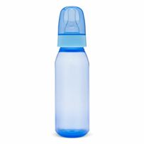 Mamadeira Lolly Nenny 3+ Meses Bico Silicone Azul 250ml