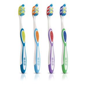 Escova Dental Gum Supreme Max Cores Sortidas 3 Unidades + 3 Capas