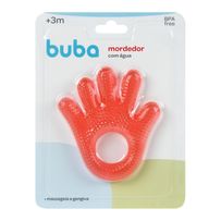 Mordedor Com Água Buba Maozinha Rosa 1 Unidade