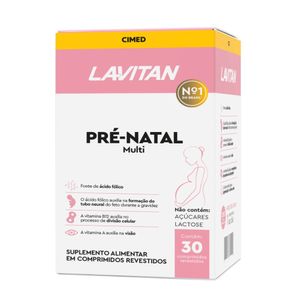 Suplemento Alimentar Lavitan Pré-Natal Multi 30 Comprimidos