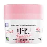 Desodorante Em Creme Antitranspirante Tabu Romance 55g