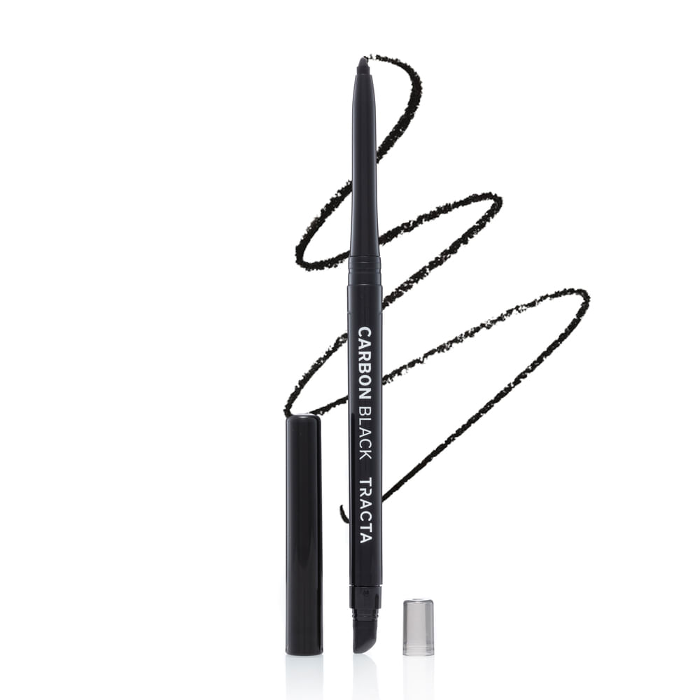 Lápis Delineador Olhos Tracta Carbon Black 1 Unidade