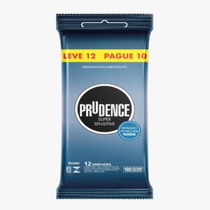 Preservativo Prudence Super Sensitive 12 Unidades