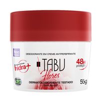 Desodorante Em Creme Antitranspirante Tabu Flores 55g
