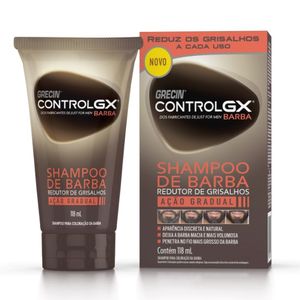 Shampoo De Barba Grecin Controlgx Reduto De Grisalho 118ml