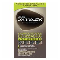 Shampoo Redutor De Grisalhos Grecin Control Gx 118ml