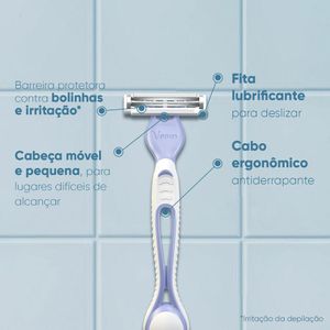 Aparelho De Depilar Gillette Venus Intima 4 Unidades