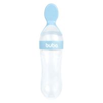 Colher Dosadora Buba Baby Silicone Azul 1 Unidade