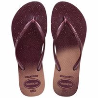 Sandálias Havaianas Slim Gloss Terra Roxa 39/40