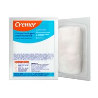 Compressa de Gaze Cremer Hidrófila Estéril 7,5 x 7,5cm 5 Unidades