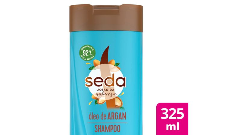 Shampoo Seda Joias da Natureza Óleo de Argan 325 ml - Drogarias