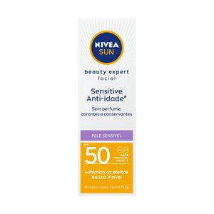 Protetor Solar Facial Nivea Beauty Expert Anti Idade Fps 50 50ml