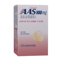 Aas Infantil 100mg Hypera 120 Comprimidos