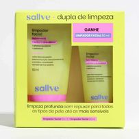 Kit Sallve Limpador Facial 150ml + 60ml