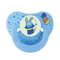 Kit Chupetas Dia e Noite Lillo Ort Silicone Menino + 6 Meses 2 Unidades