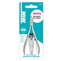 Kit Trim 20074 Alicate De Cutículas 1 Unidade + Cortador De Unhas 1 Unidade