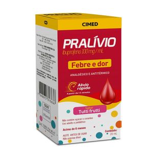 Pralívio 100mg/ml Cimed Tutti Frutti 20ml