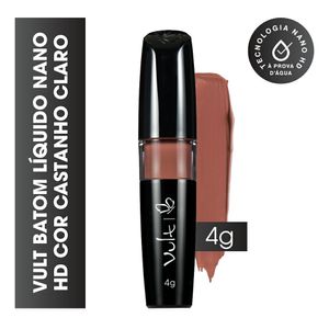 Batom Líquido Vult Nano Hd castanho Claro 4g 1 Unidade