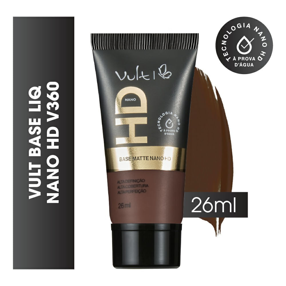 Base Matte Vult Nano Hd Cor V360 26ml