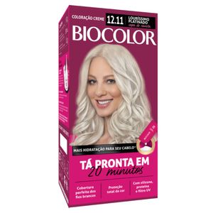 Tintura Biocolor Mini Kit  12.11 - Louríssimo Platinado Capa de Revista