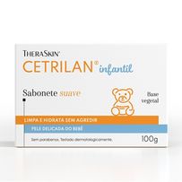 Sabonete Em Barra Suave Infantil Theraskin Cetrilan 100g