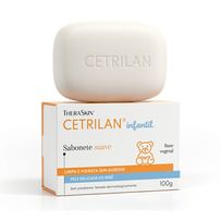 Sabonete Em Barra Suave Infantil Theraskin Cetrilan 100g