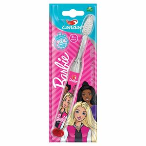 Escova Dental Infantil Condor Barbie Com Luz De Led 1 Unidade
