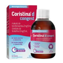 Descongestionante Coristina D Congest Sabor Uva Xarope 120 ml