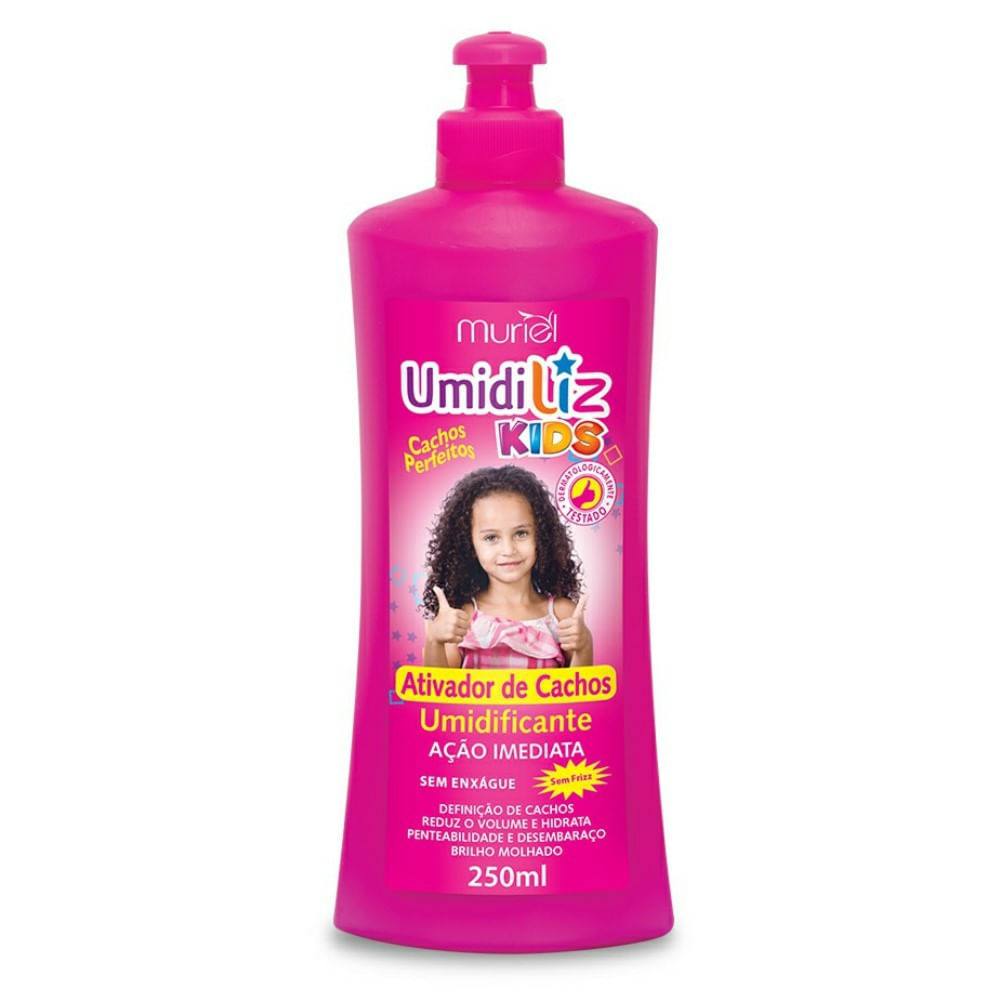 Creme Umidificante Muriel Umidiliz Kids Cachos 250ml