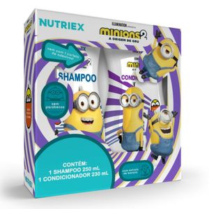 Kit Nutriex Minions 2 Shampoo 250ml +  Condicionador 230ml