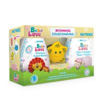 Kit Nutriex Bebê Love Suave Neutro Shampoo 100ml + Condicionador 100ml + Bichinhos Colecionáveis