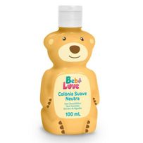 Colônia Bebê Love Suave Neutra Urso 100ml
