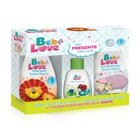 Kit Nutriex Bebê Love Suave Neutra Shampoo 240ml + Condicionador 220ml + Colônia 30ml