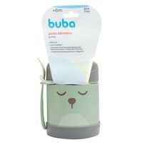 Pote Térmico com Talher Buba Gumy Verde 320ml