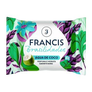 Sabonete Em Barra Francis Brasilidades Água De Coco 80g