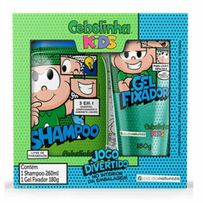 Kit Cia da Natureza Turma da Monica Shampoo 3 Em 1 260ml + Gel Cebolinha 180g