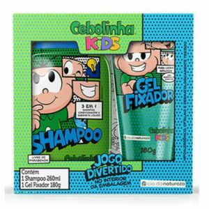 Kit Cia da Natureza Turma da Monica Shampoo 3 Em 1 260ml + Gel Cebolinha 180g