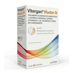 Suplemento Alimentar Vitergan Master-N Marjan 30 Comprimidos