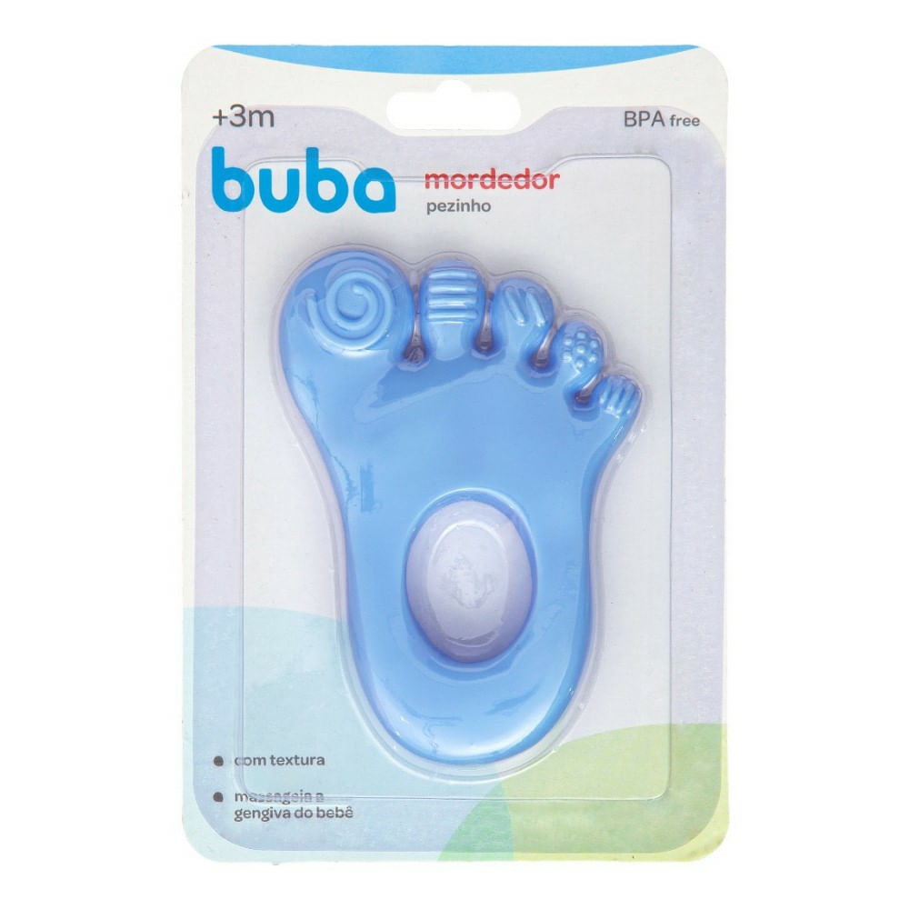 Mordedor Buba Pezinho Azul 1 Unidade