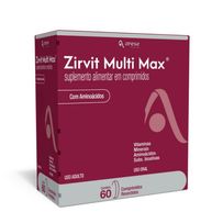 Suplemento Alimentar Zirvit Multi Max Arese 60 Comprimidos