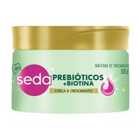 Máscara de Tratamento Seda Prebióticos +Biotina Força e Crescimento 300g
