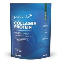 Suplemento Alimentar Puravida Collagen Protein Neutro 450g