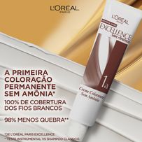 Tintura L'Oréal Paris Imédia Universal Nudes Excellence Sem Amônia 6U - Louro Escuro Universal