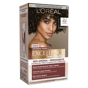 Tintura L'Oréal Paris Imédia Universal Nudes Excellence Sem Amônia 2U - Preto Universal